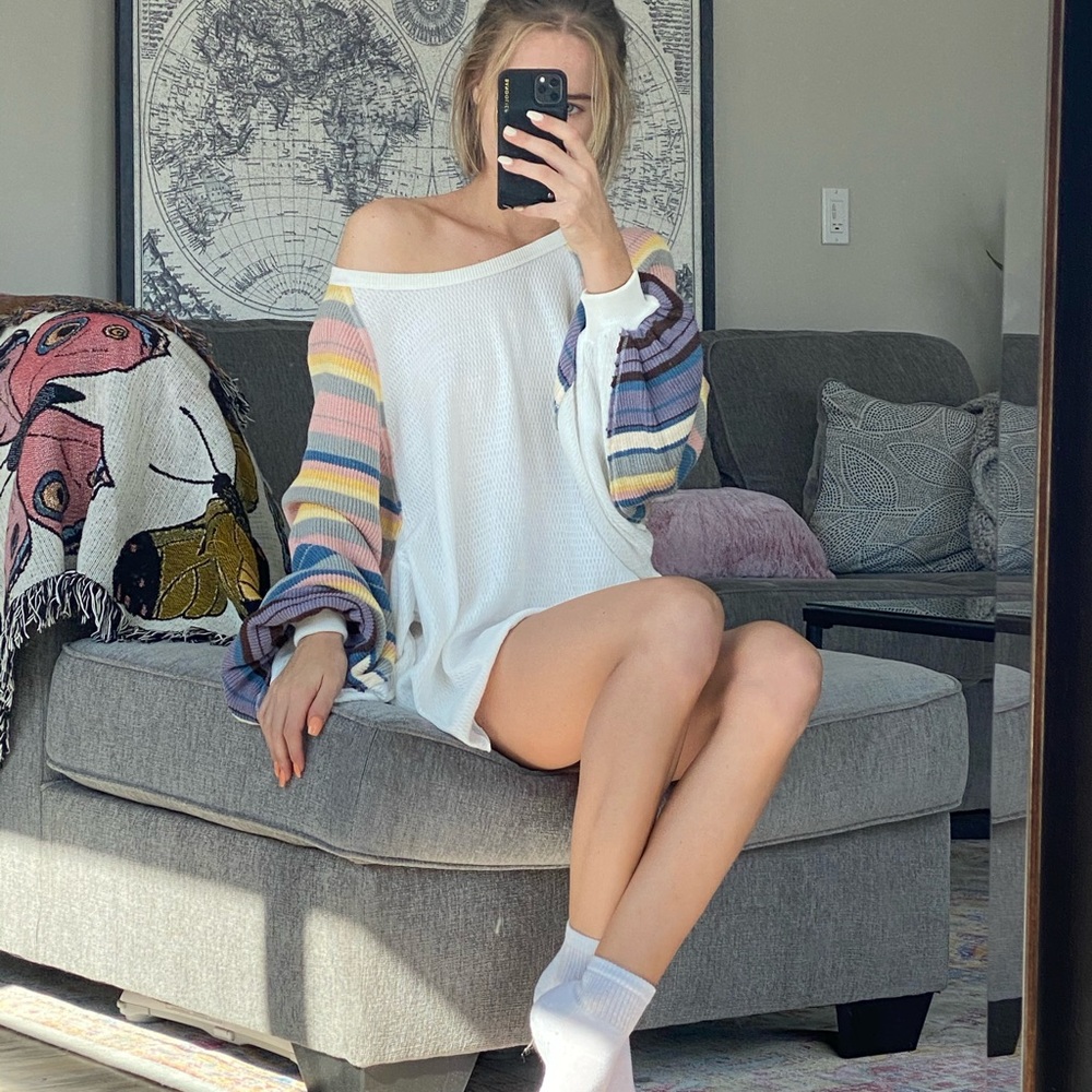 Free People Long Sleeve Sweater Top Tunic